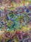 1 Yard Rainbow Abstract Floral Shattered Glass Spandex Fabric for Costumes and Activewear 36" x 60"
